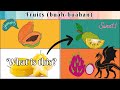 Fruit Vocabulary for Kids | English–Indonesian | Colorful Pictures 🍓🍌