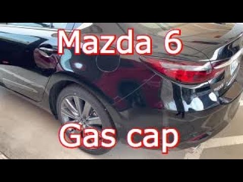 2021 Mazda 6 - How to Open Gas Cap - YouTube