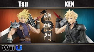 闘龍門 #38 Tsu(Cloud) Vs. KEN(Cloud) - スマブラforWiiU | Smashlog
