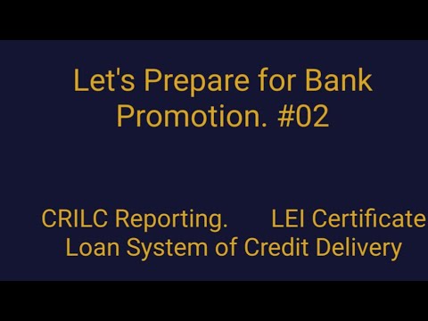 CRILC Reporting, LEI Certificate for bankers