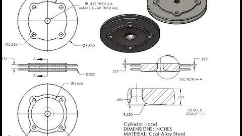 SolidWorks beginners’ tutorials-Cylinder Head
