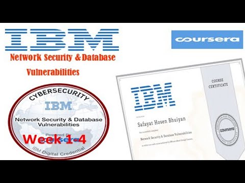 Network Security & Database Vulnerabilities | All Quiz Answers | Coursera | IBM