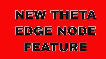New Edge Node Feature