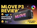 MLOVE P3 Outdoor Bluetooth Speaker Review | 40W Power, Waterproof, RGB Lights & More!
