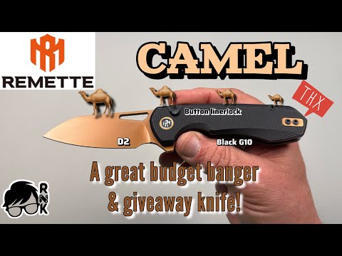 Unboxing a gift super budget banger from Remette Knives for a future giveaway… a Camel knife