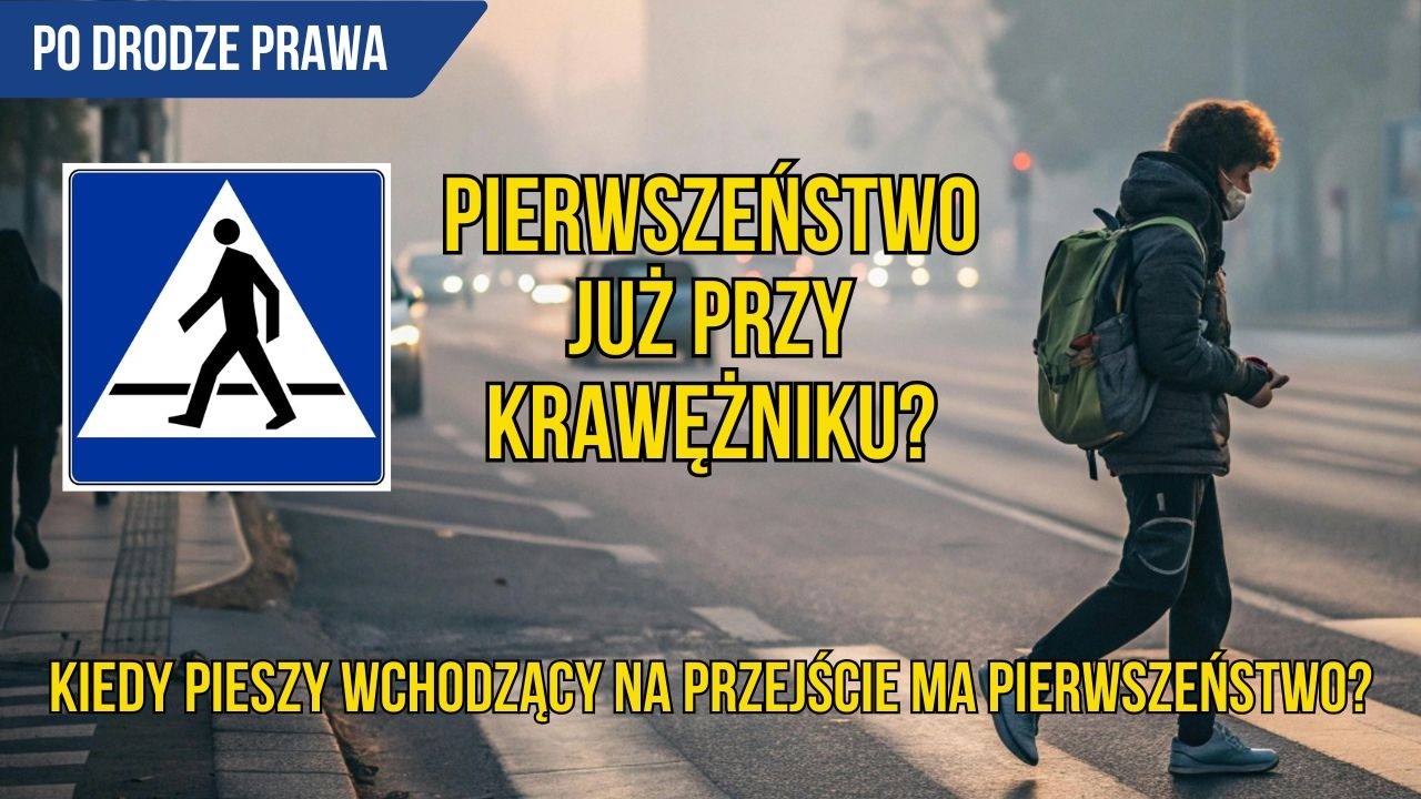 Pieszy wchodzący na przejście – kto ma pierwszeństwo? Wyrok sądu wyjaśnia