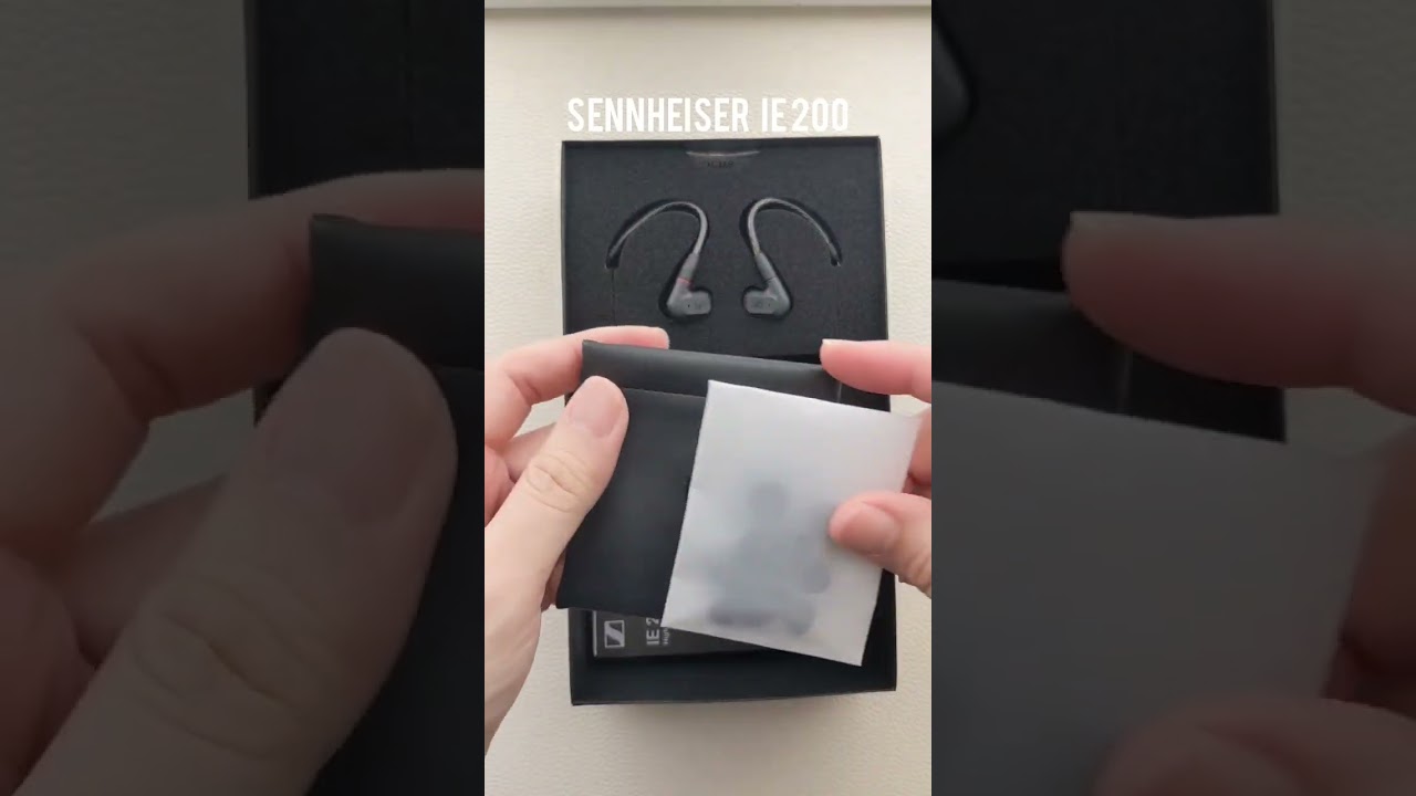 Unboxing the Sennheiser IE 200 entry-level audiophile earphones
