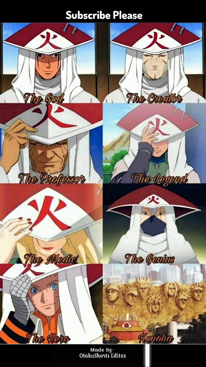 All Hokage in One Frame 🔥 | Naruto Hokage Evolution | #naruto #hokage #anime #konoha #shorts