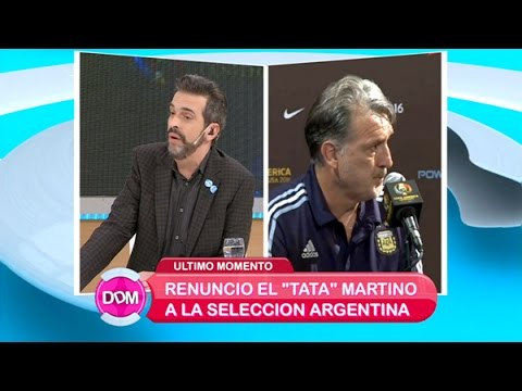 Renunció el "Tata" Martino a la Selección Argentina