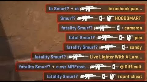 The best of Smurf? Ft. Fatality.win, AIMWARE.net and OneTap.com (NoSpread & Spread)