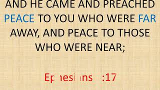 Ephesians * Chapters 1-3 * NASB version * Test
