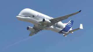 Airbus BelugaXL presents for the first time, at RIAT 2022.