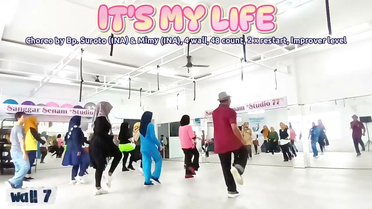 IT'S MY LIFE || LINE DANCE || CHOREO BY SUROTO (INA) & MIMY (INA) - SEPT 2025 @surotoperisaidiri361 