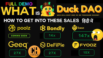 What is Duck DAO Dime (DDIM) Explained and How to Join their Clubs - Hindi