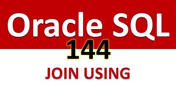 SQL for Beginners   144   EQUIJOIN   NEW ANSI STANDARD   JOIN USING CLAUSE
