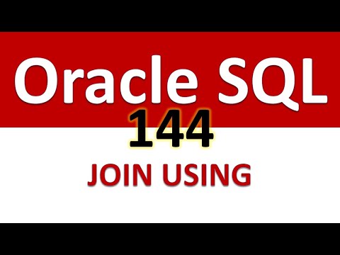 SQL for Beginners   144   EQUIJOIN   NEW ANSI STANDARD   JOIN USING CLAUSE