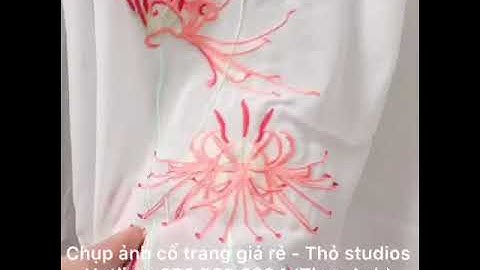 Trang phục cổ trang bỉ ngạn hoa màu trắng nhẹ nhàng - thuê đồ liên hệ: 070.559.2294