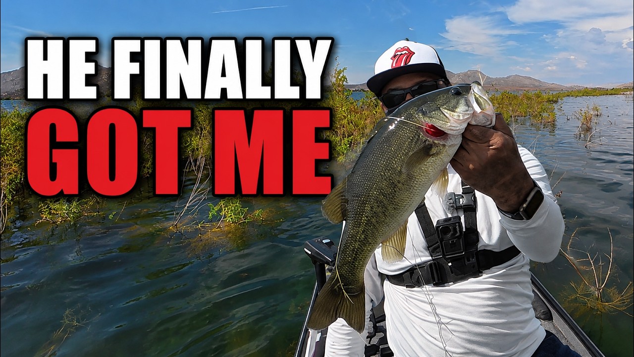 August Lake Perris Bass Fishing: Anthony Finally Had His Day