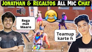 All Mic Funny Chat Jonathan & Regaltos 😂 | Why Regaltos Scammed Jonathan