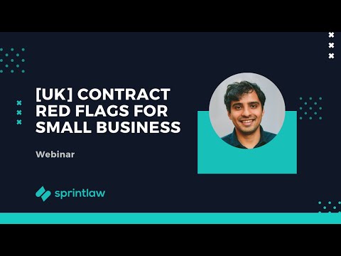 Contract Red Flags for UK Small Businesses & Startups | Sprintlaw