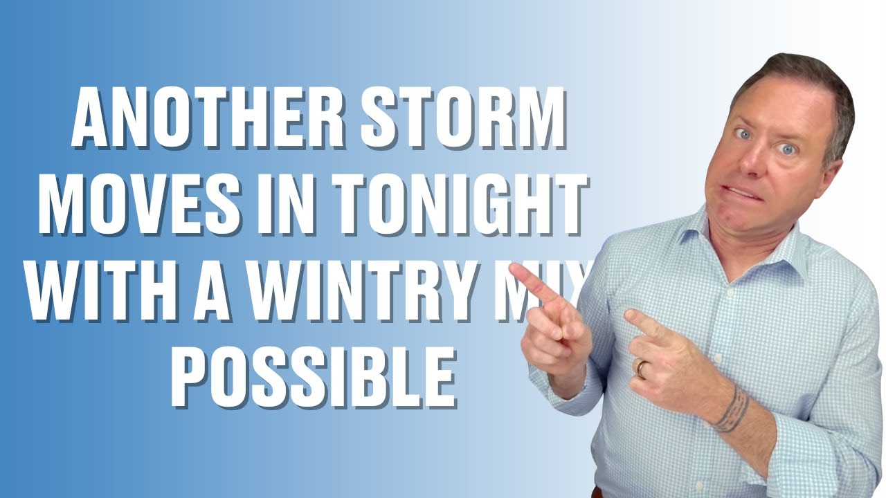 Our next storm moves in tonight - YouTube