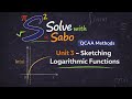 Sketching Logarithmic Functions - Unit 3 Math Methods