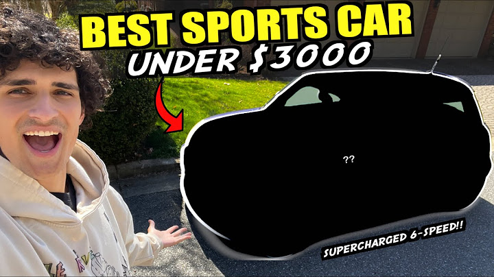 Buying The BEST First Car Under $3000 (Supercharged 6-Speed Manual)