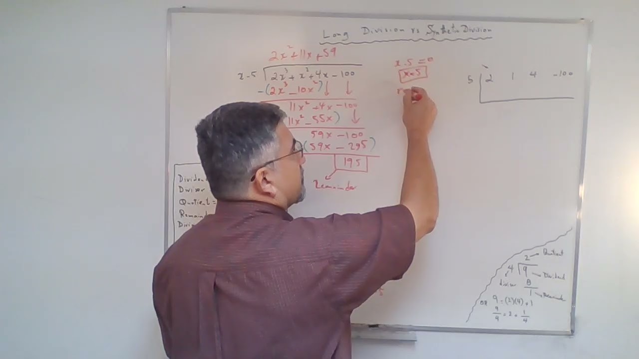 Chapter 3 - Polynomial Functions: Long / Synthetic Division-Section 5A | MHF4U1 - Advanced Functions