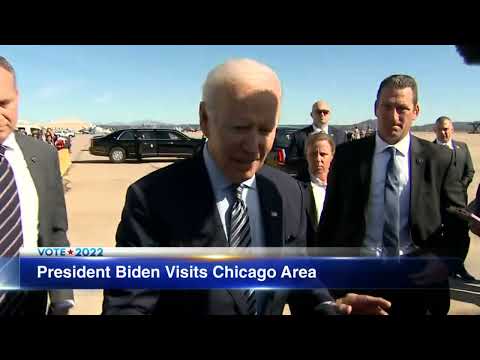 President Joe Biden visits Joliet Saturday for final midterm election push