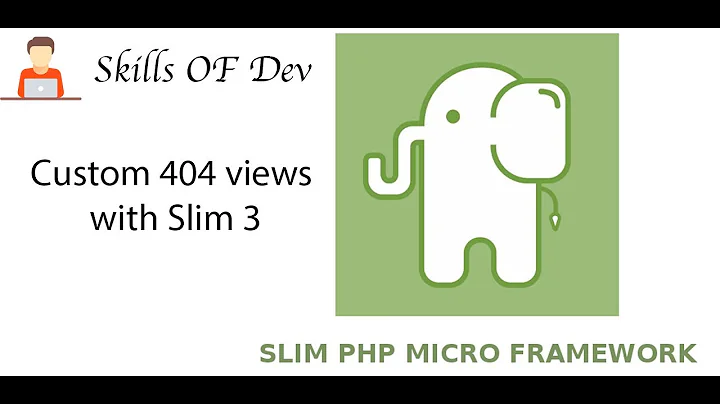 Custom 404 views with slim 3