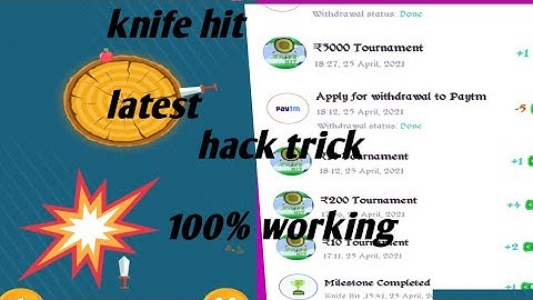 🤑 how to hack MX player knife hit game | 🔴 today new earning app