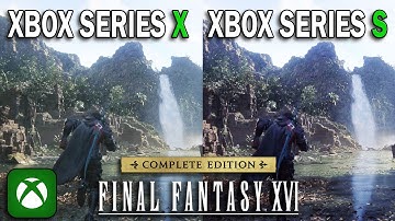 Final Fantasy 16 Xbox Series X Vs Xbox Series S - Side by Side Gameplay Comparison