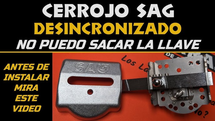 CERROJO SAG DE ALTA SEGURIDAD CROMADO CSI LLAVE TS + BOTÓN