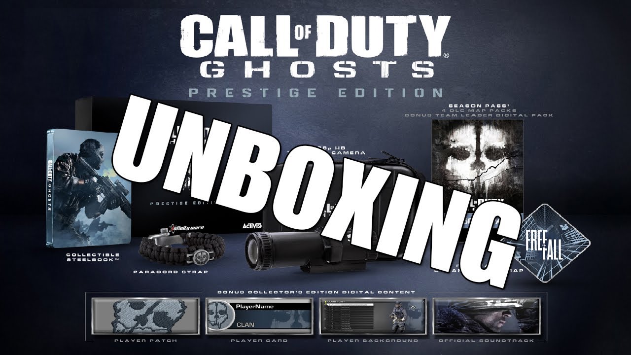 UNBOXING PREZENTACJA "Call of Duty Ghosts Prestige Edition" [PS3