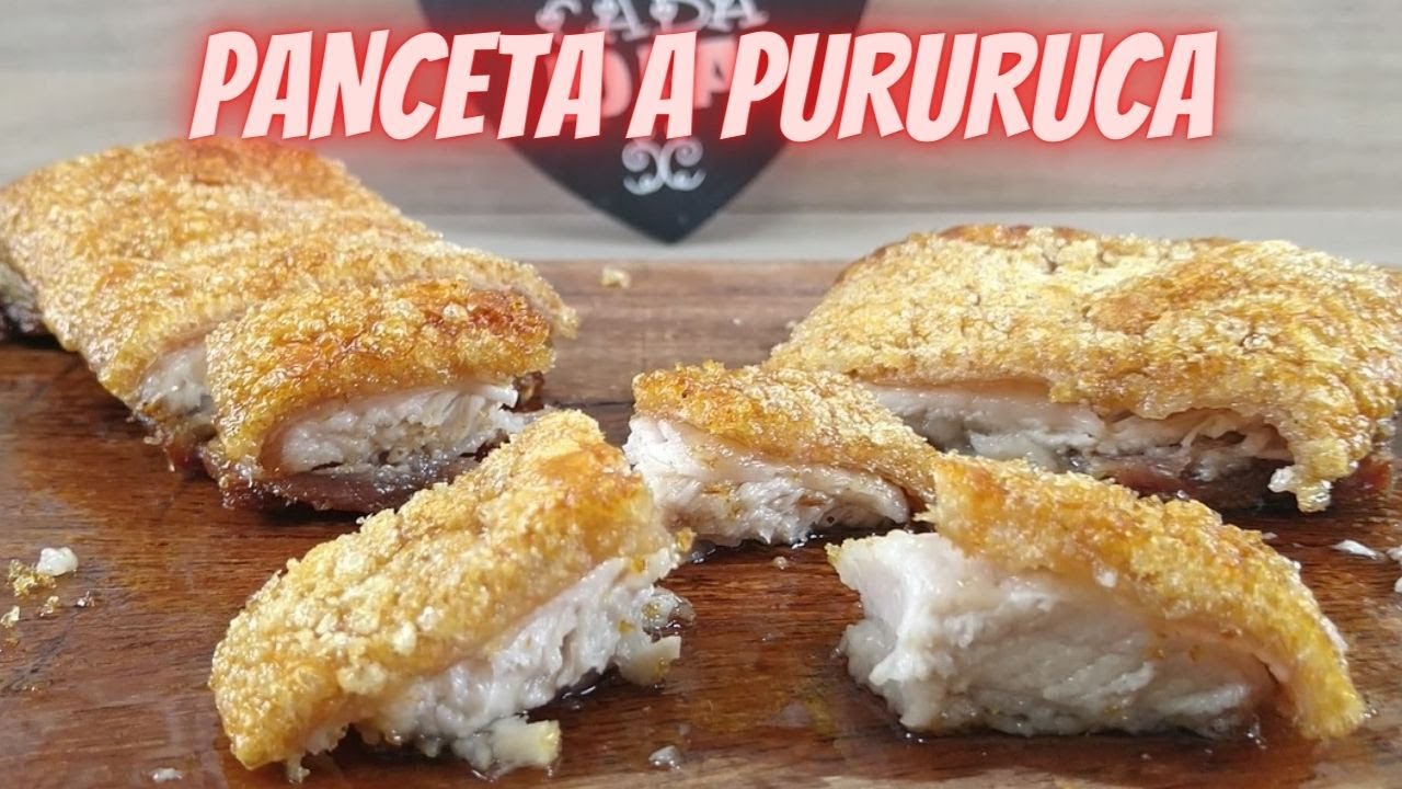 PANCETA NO FORNO A PURURUCA!! COM CERTEZA NÃO SOBRA NADA YouTube