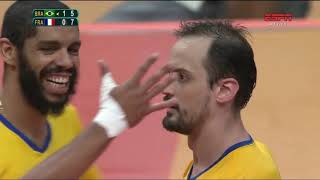 Brazil vs France | Highlights - Rio 2016 Men's Volleyball