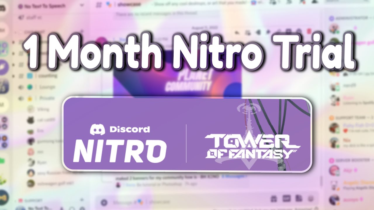 Tower of Fantasy Discord Nitro Special Gift Pack, One-Month Trial: How to  Claim