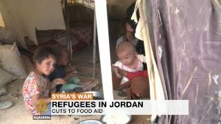 Syrian refugees in Jordan go hungry as food aid stops