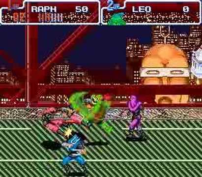 SNES Teenage Mutant Ninja Turtles IV - Turtles in Time part1