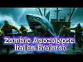 Zombie Apocalypse Italian Brainrot #italianbrainrot #horror #ballerinacappuccina