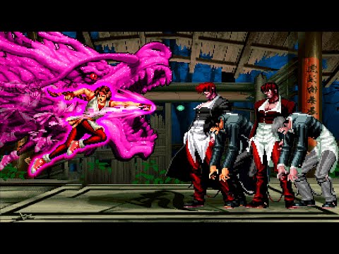 [KOF Mugen] Supreme Yuri vs Orochi Iori Team