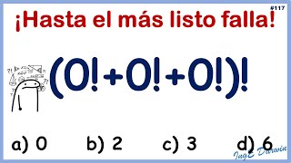 Only a true math genius knows the result on the first try | Challenge 117