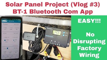 Little Guy Max RV Solar Project (Vlog #3) – Renogy BT-1 Module & Bluetooth Com App