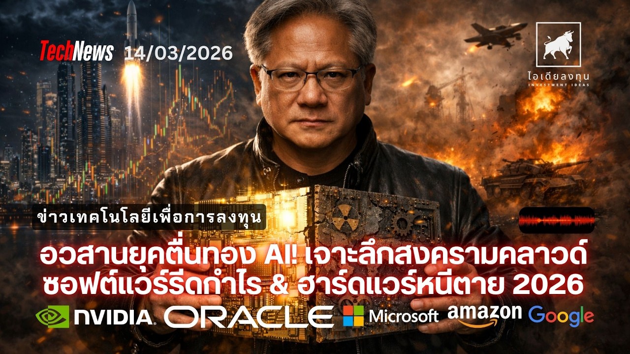 ⁣อวสานยุคตื่นทอง AI! เจาะลึกสงครามคลาวด์ ซอฟต์แวร์รีดกำไร & ฮาร์ดแวร์หนีตาย 2026 #ไอเดียลงทุน
