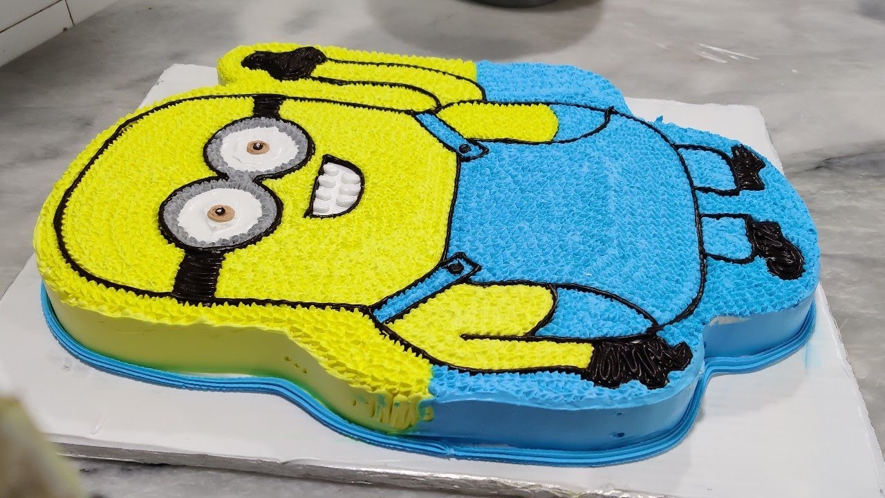 Minion Cake Decorating | For Kids Birthday |  