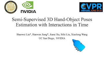 Semi-Supervised 3D Hand-Object Poses Estimation with Interactions in Time
