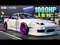 1000HP JDM Legend! NISSAN 180SX Type X Build | NFS Heat Gameplay