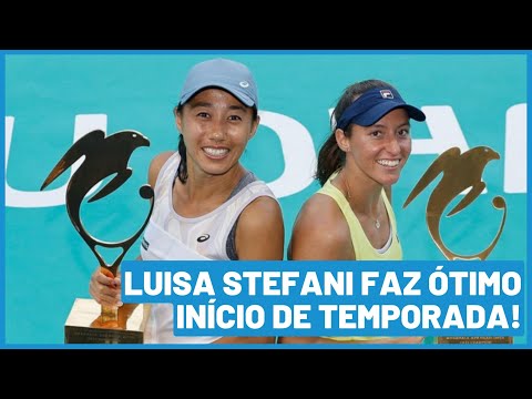 Tenista brasileira Luisa Stefani vence de virada e conquista WTA 500 em Abu  Dhabi