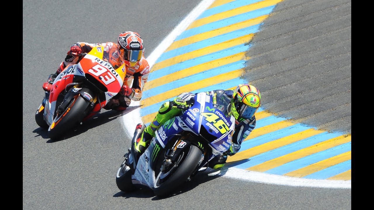 Duet Sengit MotoGP 2015 Sirkuit Assen Marq Marques Vs Valentino Rossi 