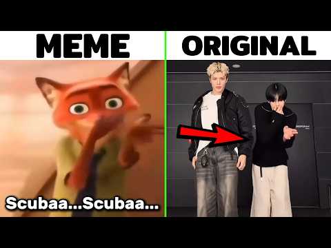 Nick Wilde Scuba Dance Original vs Meme